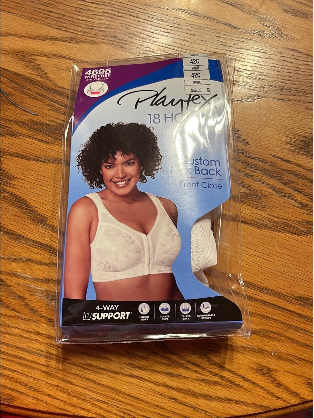 NEW Playtex custom flex back bra size 42 C